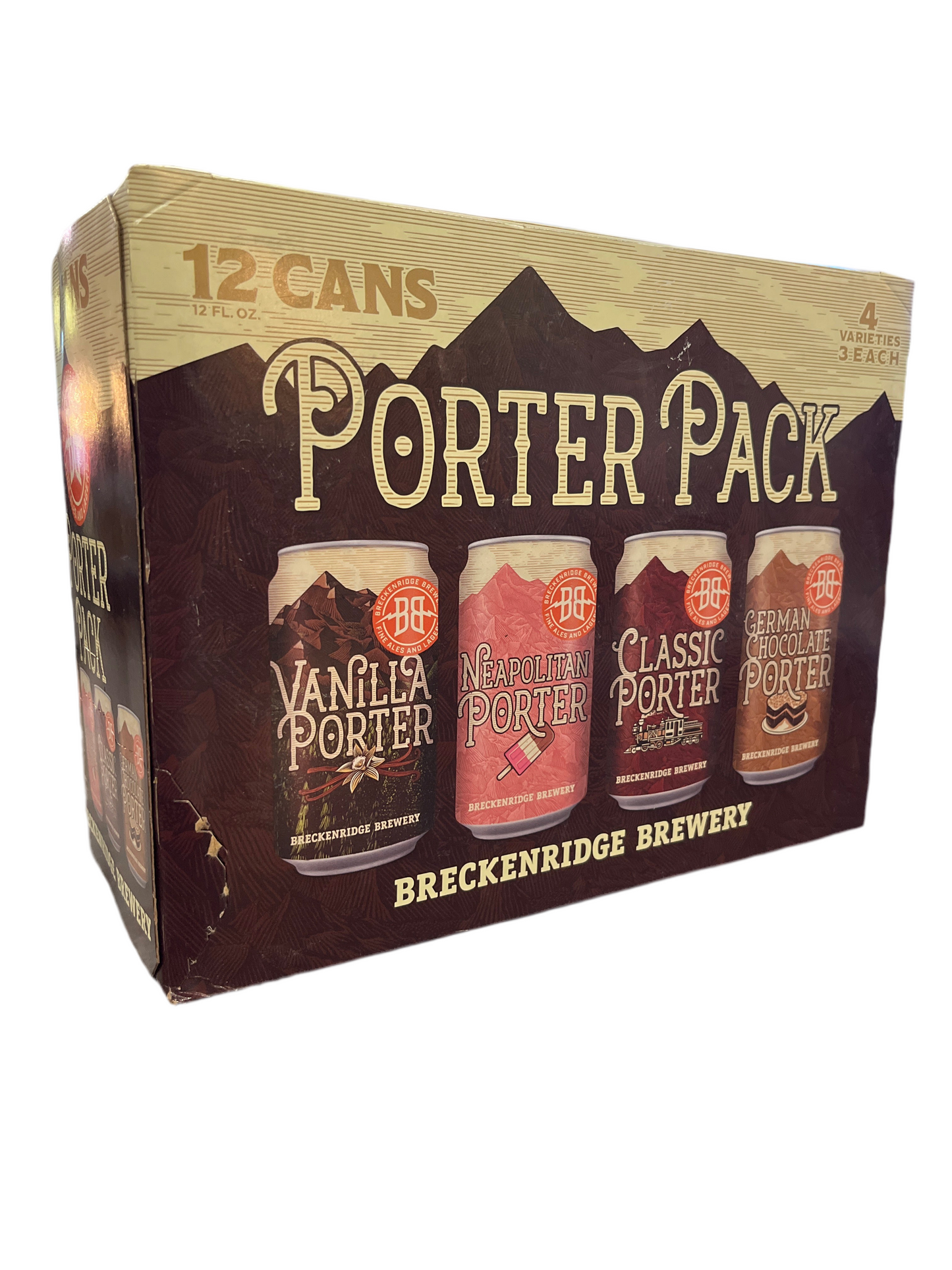 Breckenridge Brewery Porter Beer Variety Pack, Colorado, USA