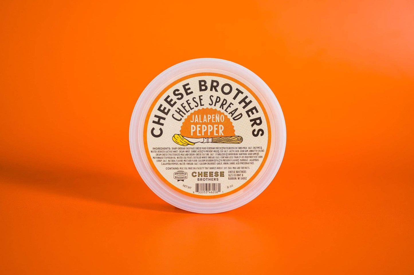 Cheese Brothers Jalapeño Pepper Cheese Spread, Wisconsin, USA