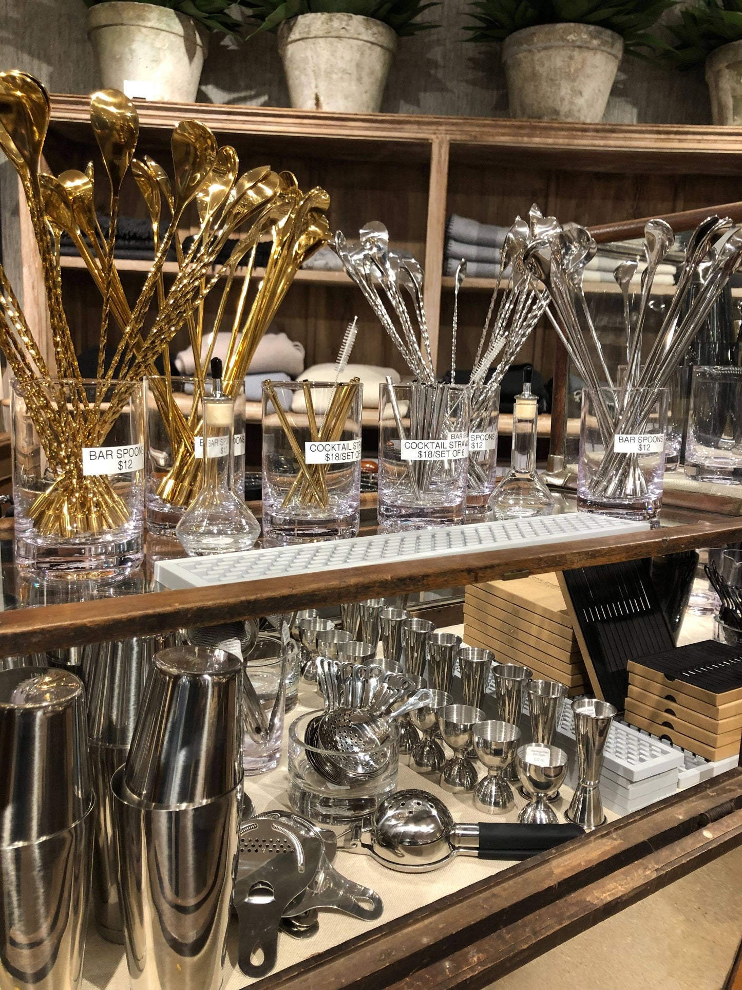 A Bar Above Stainless Steel Bell Jigger