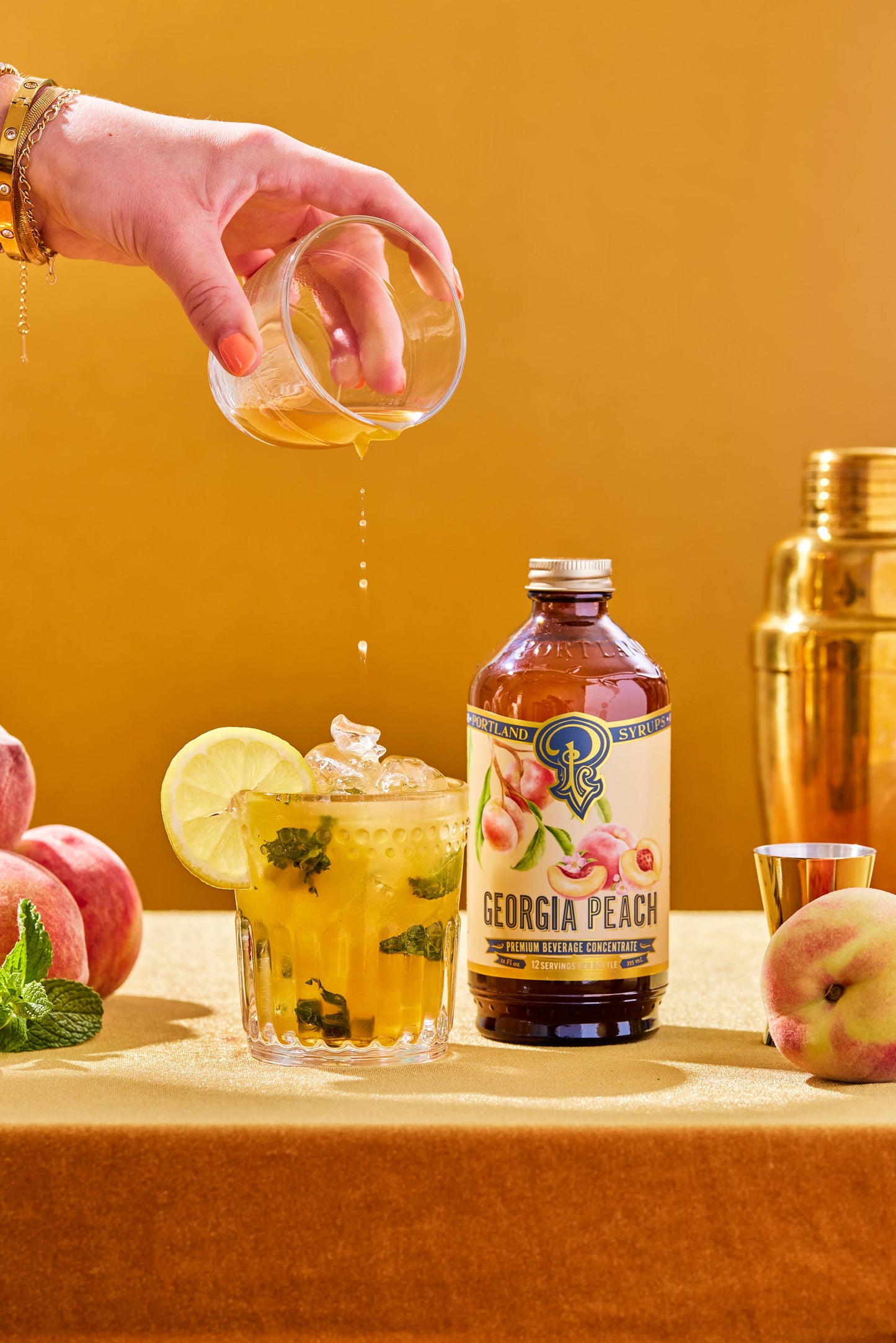 Portland Syrups Georgia Peach Syrup, Oregon
