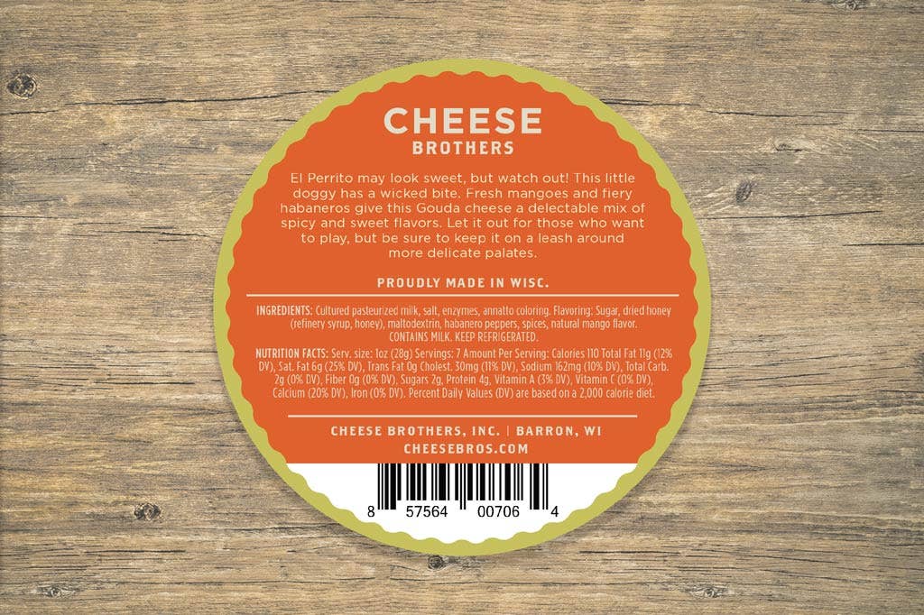 Cheese Brothers Mango Habanero Gouda, Wisconsin, USA