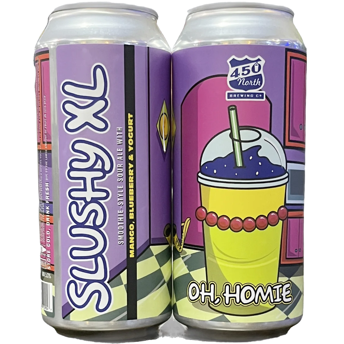 450 North Brewing ‘Oh Homie’ Slushy Style Sour Beer, Indiana