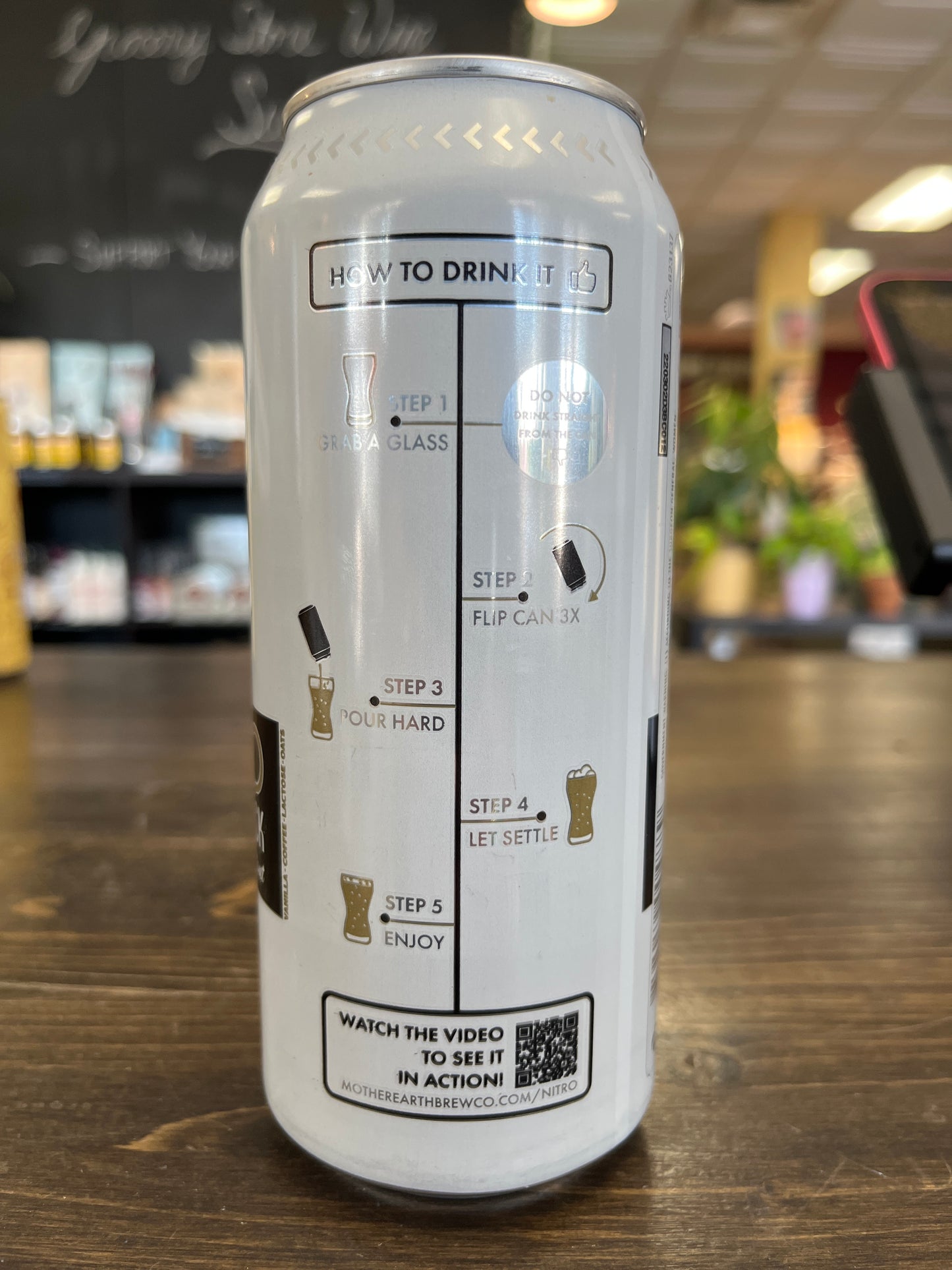 Mother Earth Brew Co. NITRO Milk Truck Latte Stout Beer, California, USA