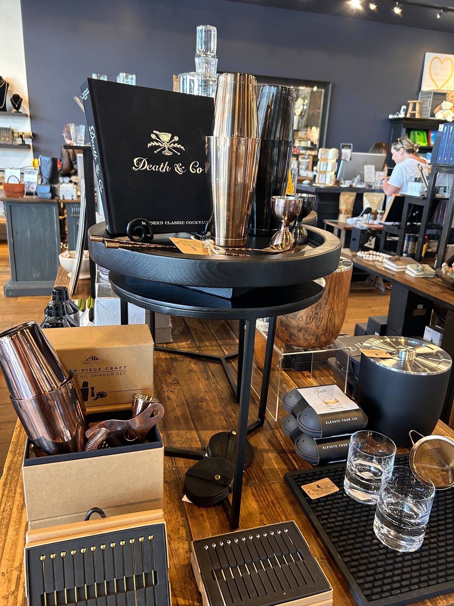 A Bar Above Stainless Steel Bell Jigger