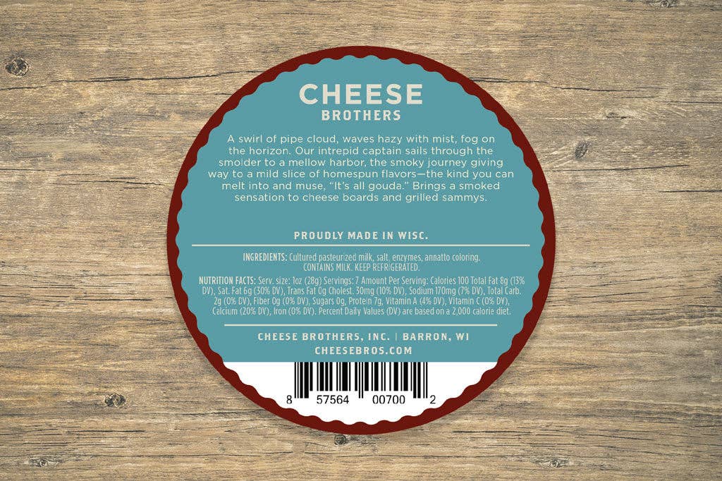 Cheese Brothers Smoked Gouda, Wisconsin