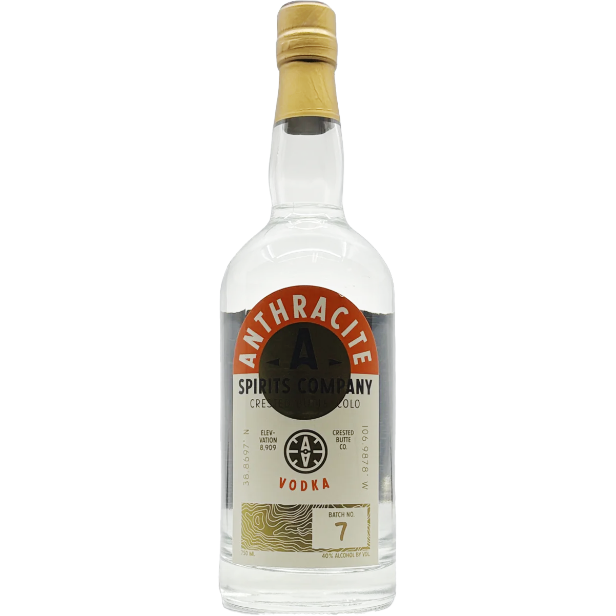 Anthracite Spirits Vodka, Colorado