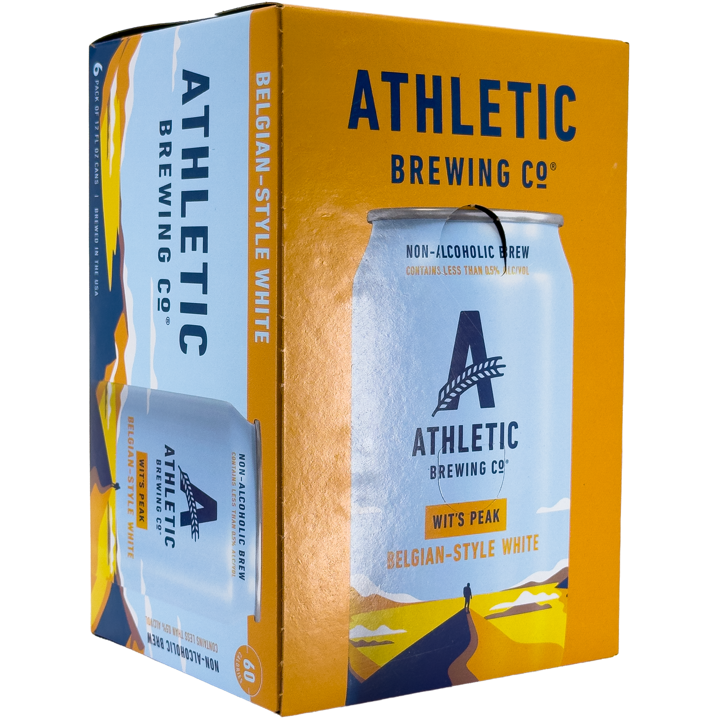 Athletic Brewing Co. Wit's Peak White Beer, Connecticut