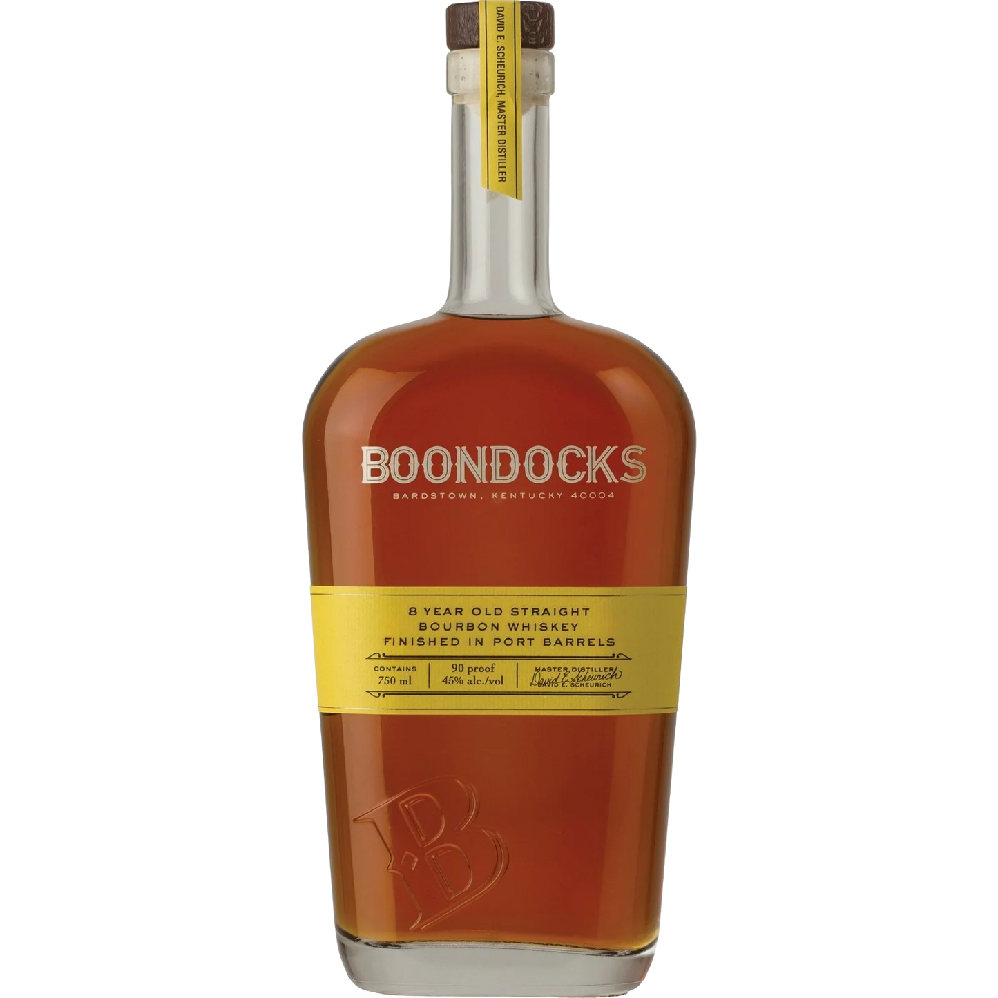 Boondocks 8 Year Old Straight Bourbon Whiskey Port Cask, Kentucky