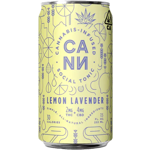 CANN 'Lo Boy' Lemon Lavender Cannabis Social Tonic, California