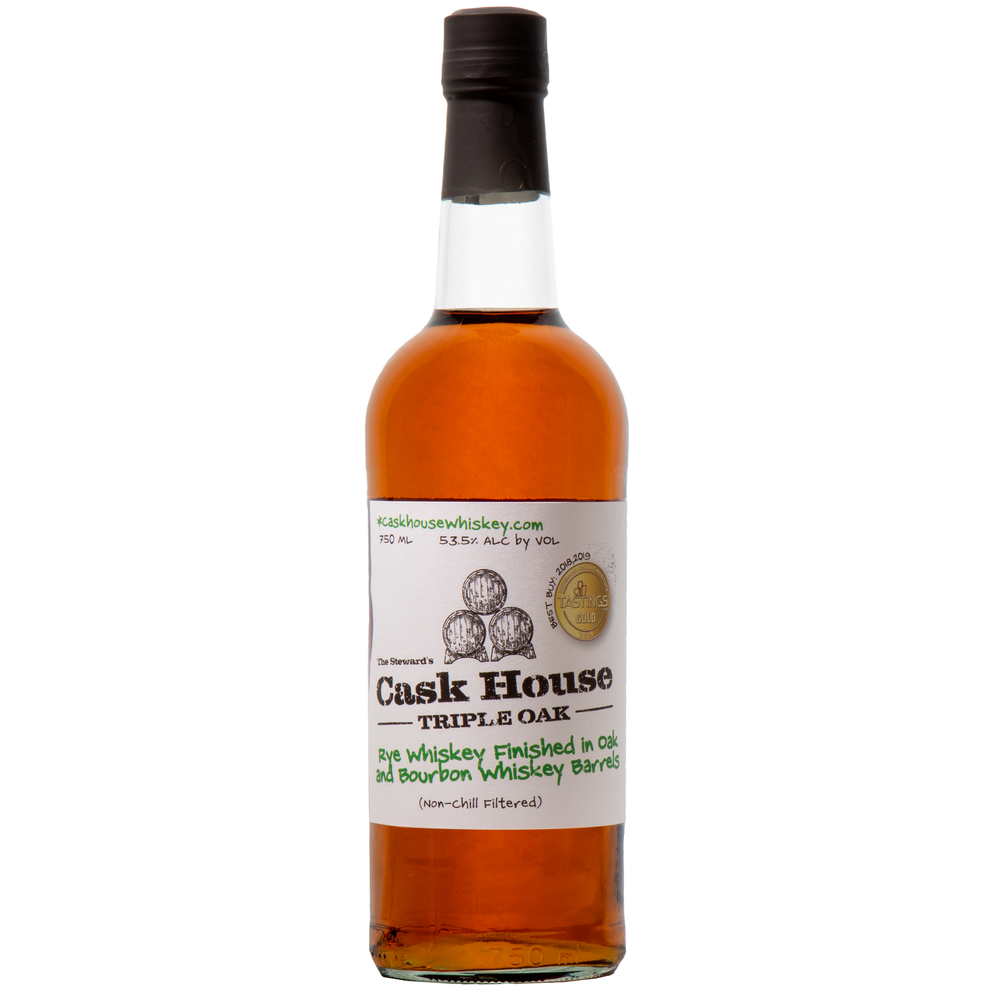 Farm & Spirit 'Cask House' Rye Whiskey finished in Bourbon Barrels, Colorado