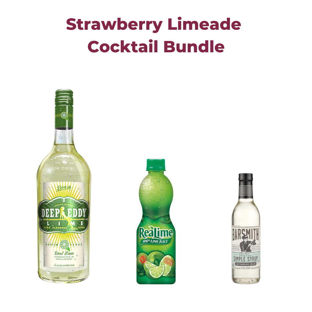 Spiked Strawberry Limeade Cocktail Party Bundle
