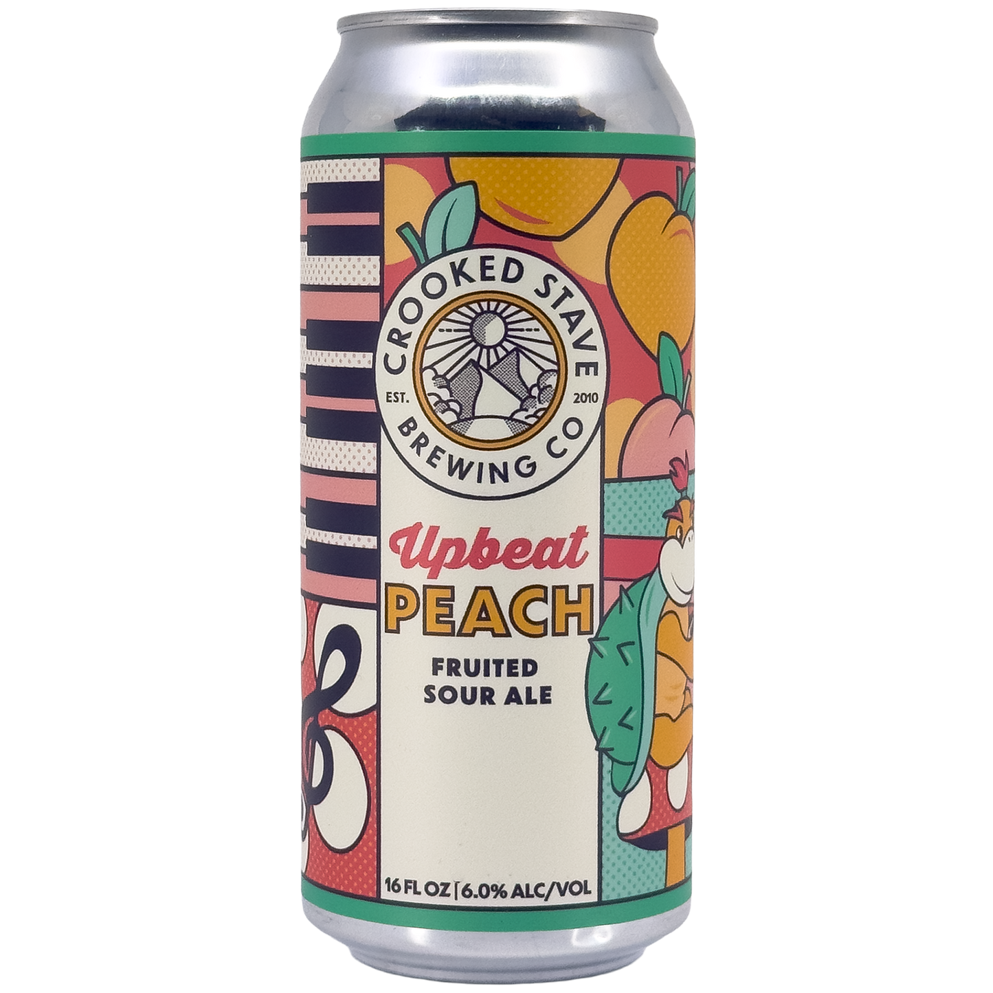 Crooked Stave 'Upbeat Peach' Sour Ale Beer, Colorado