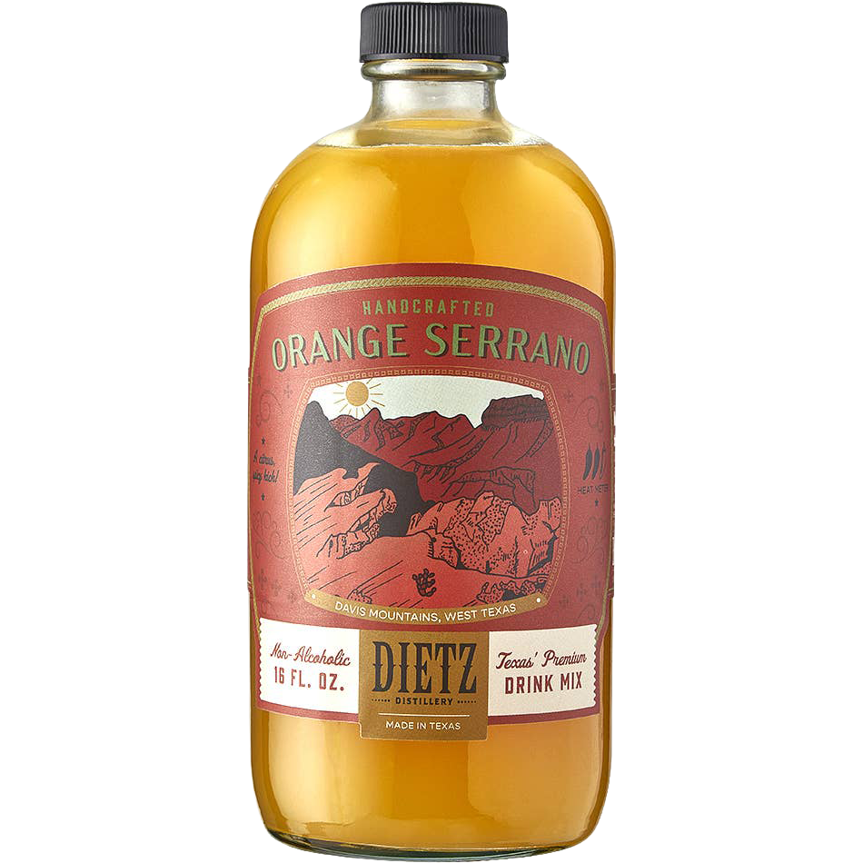 Dietz Distillery Orange Serrano Cocktail Mix, Texas