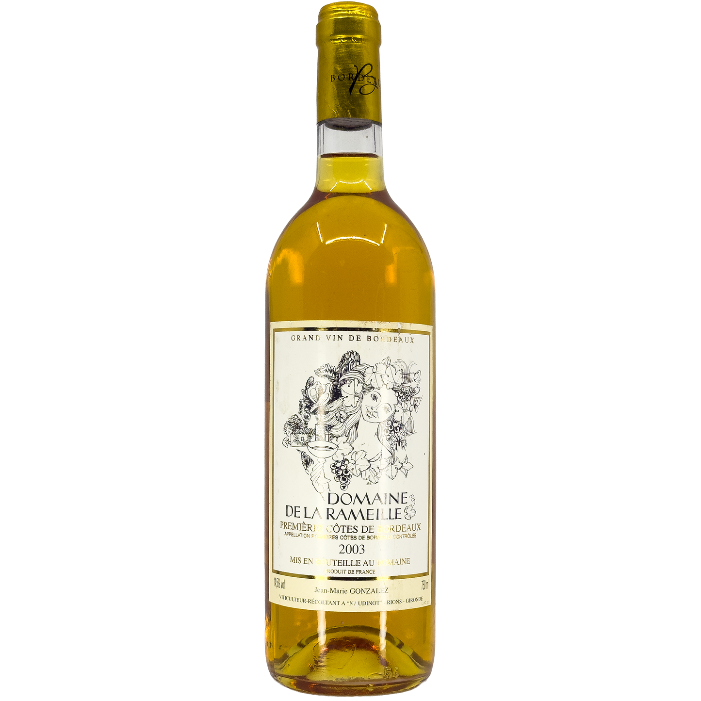 Domaine de la Rameille Premiere Cuvee Bordeaux Blanc, Cotes de Bordeaux, France