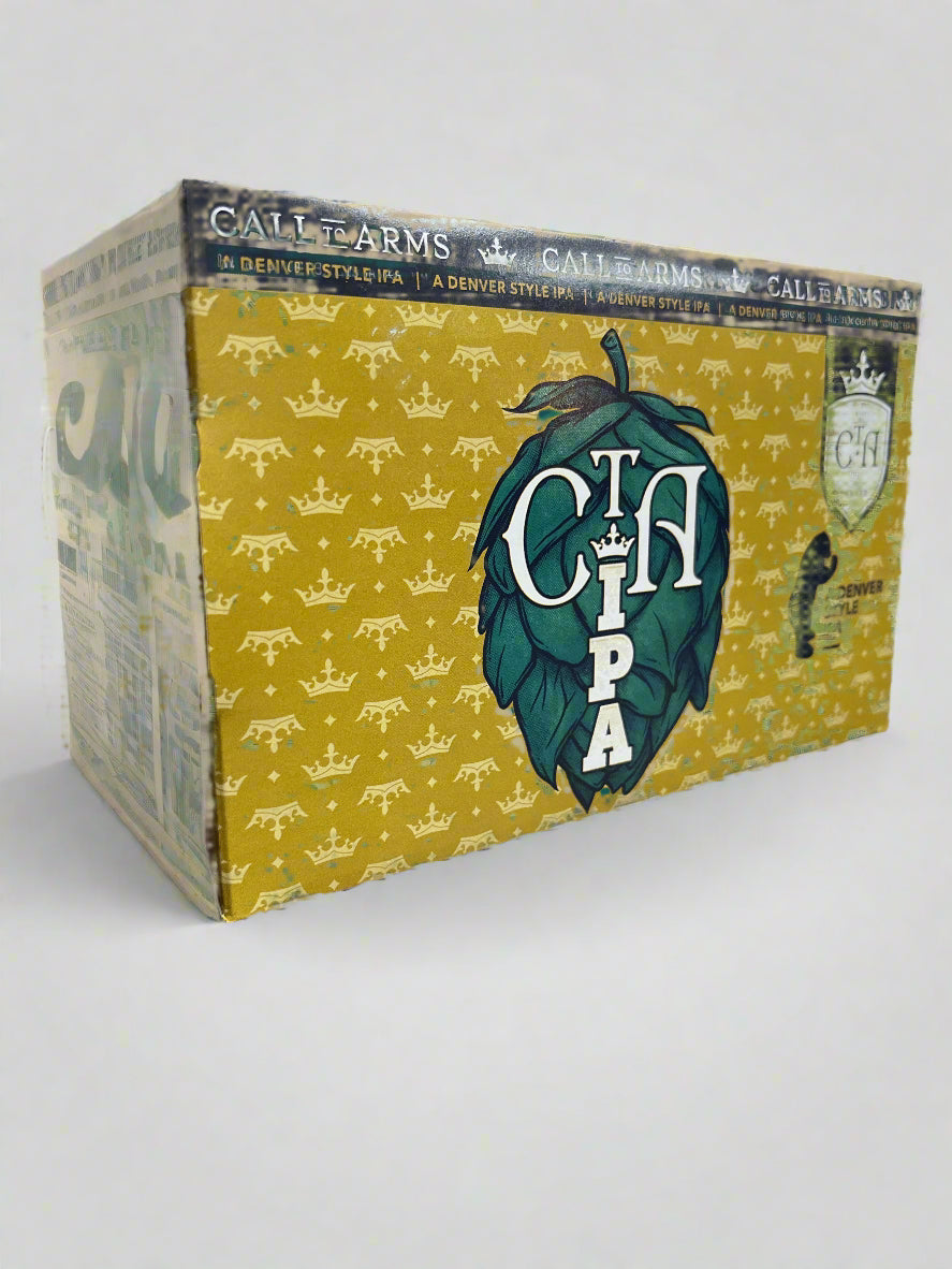 Call to Arms Brewing 'CTA IPA' Beer, Colorado, USA