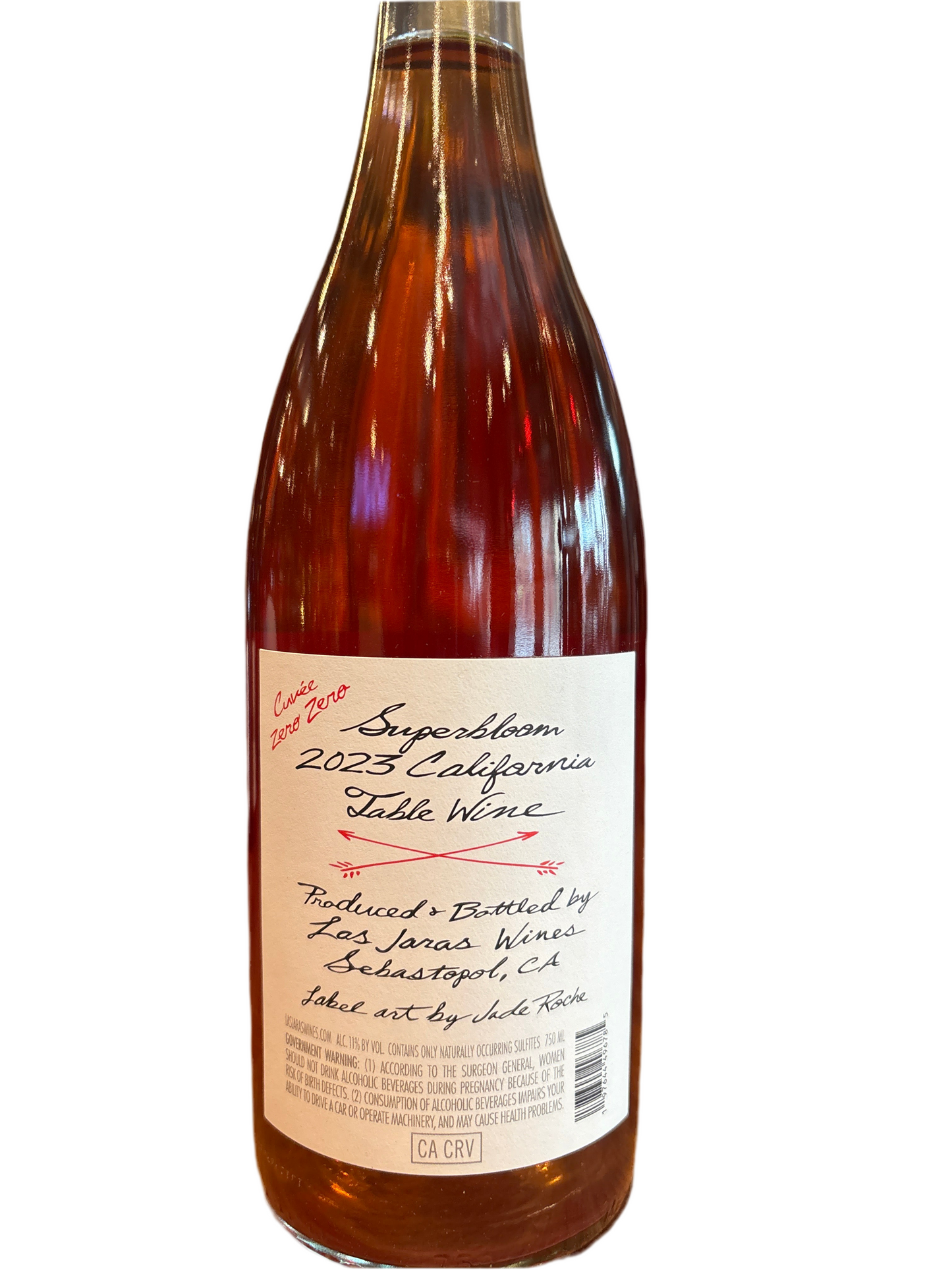 Las Jaras 'Superbloom' Cuvee Zero Zero Rose, California
