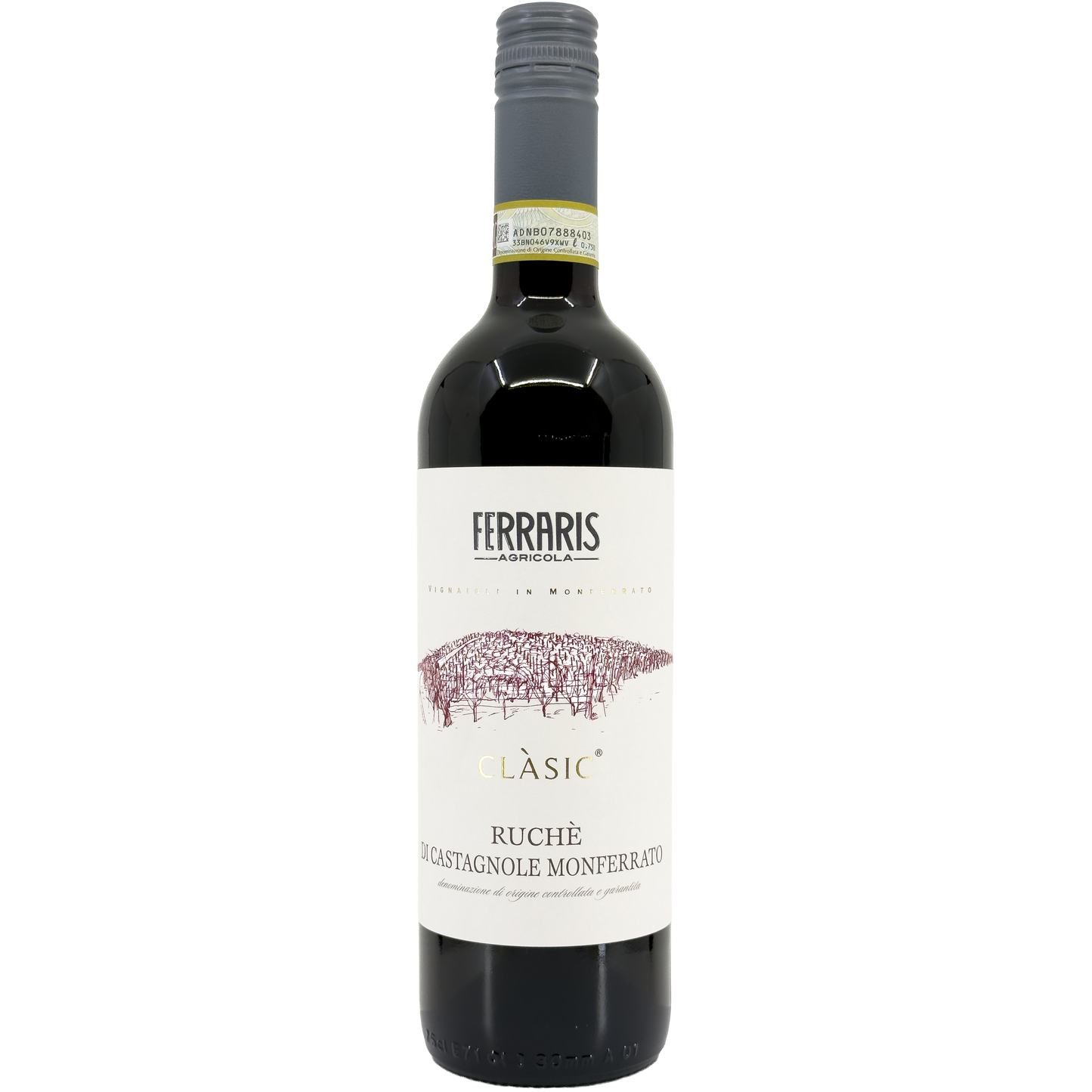 Ferraris 'Clasic' Ruche di Castagnole Monferrato DOCG, Piedmont, Italy