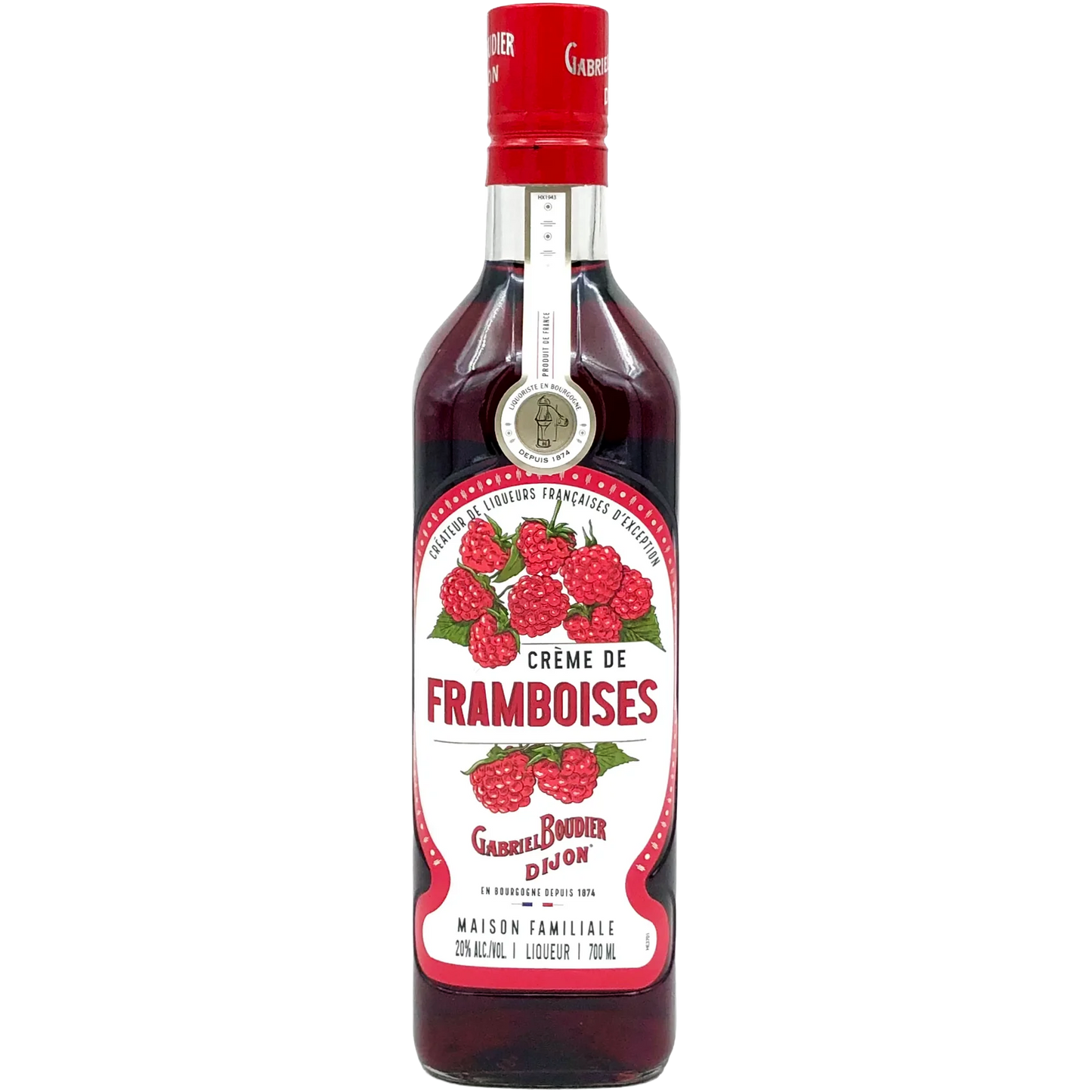 Gabriel Boudier Creme de Framboise Liqueur, France