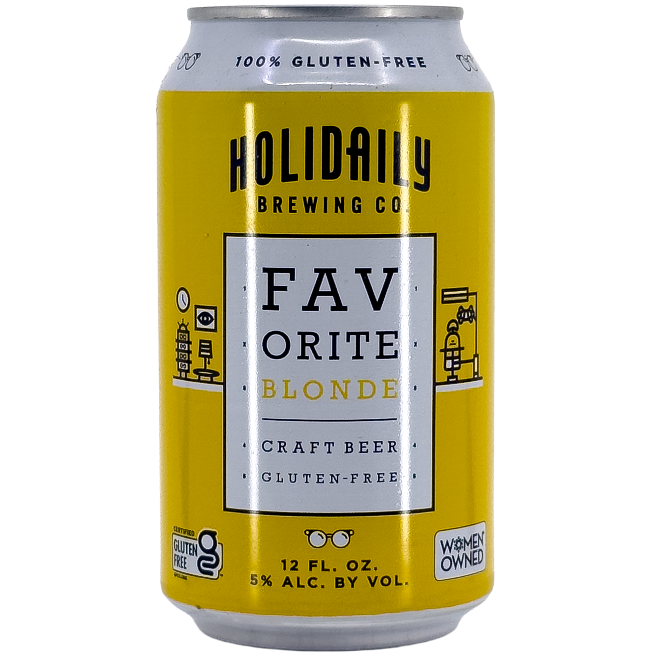 Holidaily Brewing 'Favorite Blonde' Pale Ale Beer, Golden, Colorado