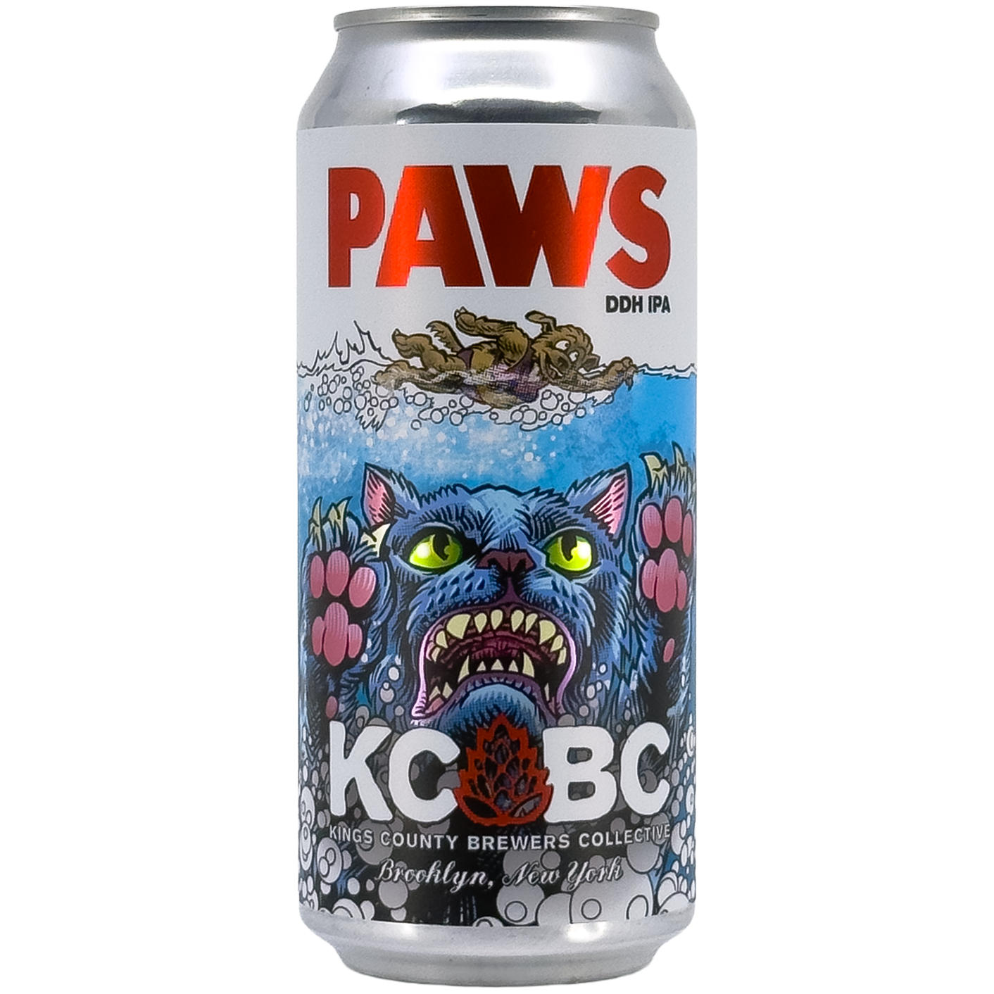 Kings County Brewers Collective - KCBC 'Paws' DDH IPA Beer, New York, USA