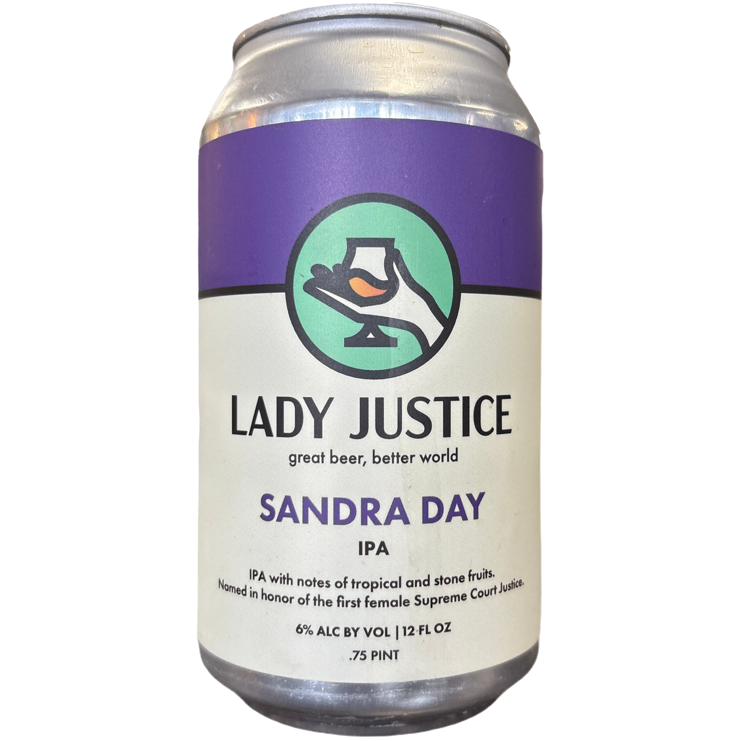 Lady Justice Brewing 'Sandra Day' IPA Beer, Colorado