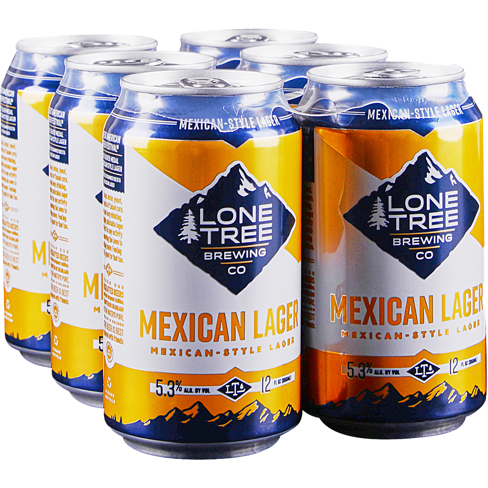 Lone Tree Brewing Mexican Lager Beer, Colorado