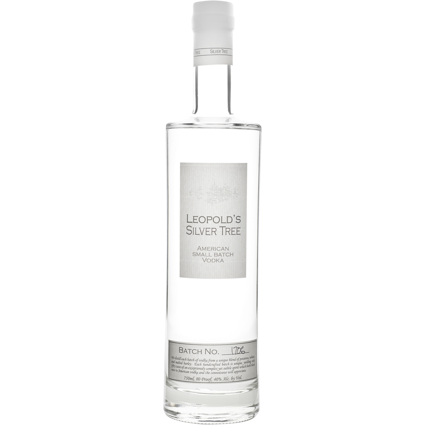 Leopold Brothers 'Silver Tree' American Small Batch Vodka