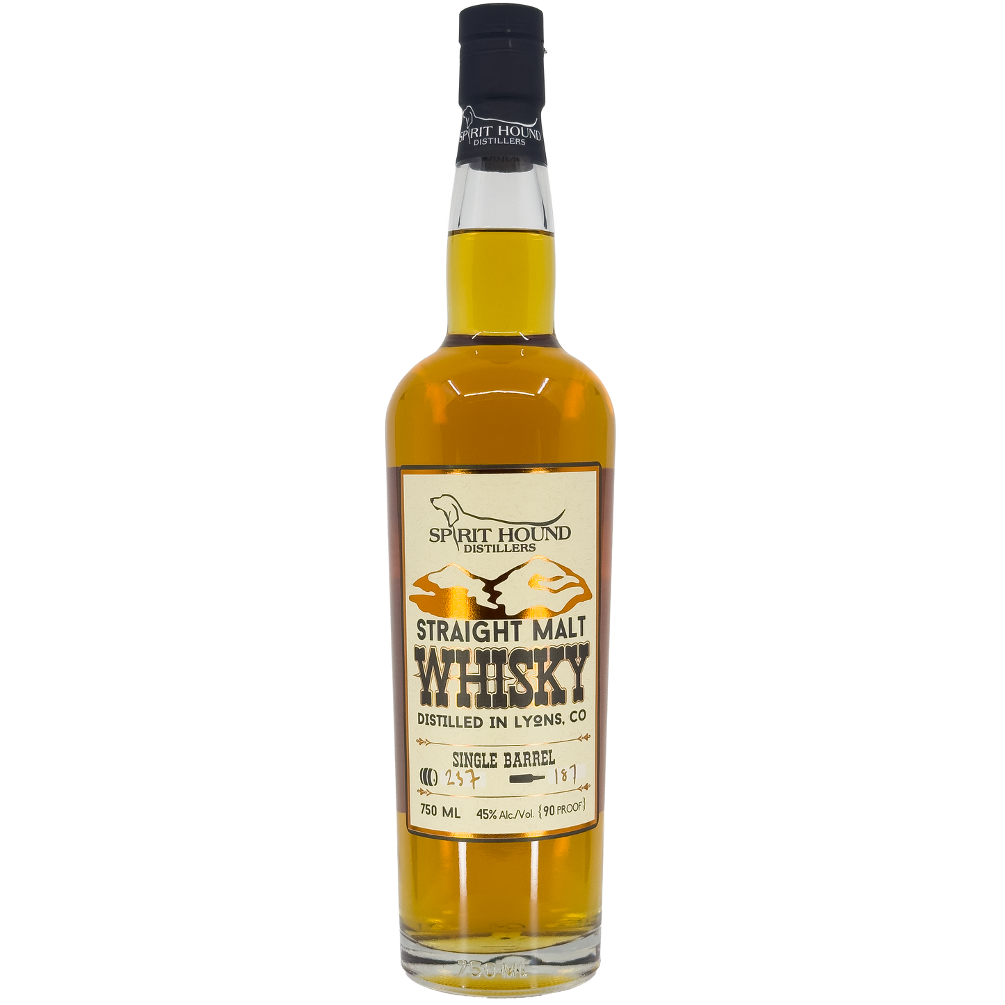 Spirit Hound Distillers 'Single Barrel' Straight Malt Whisky, Colorado, USA
