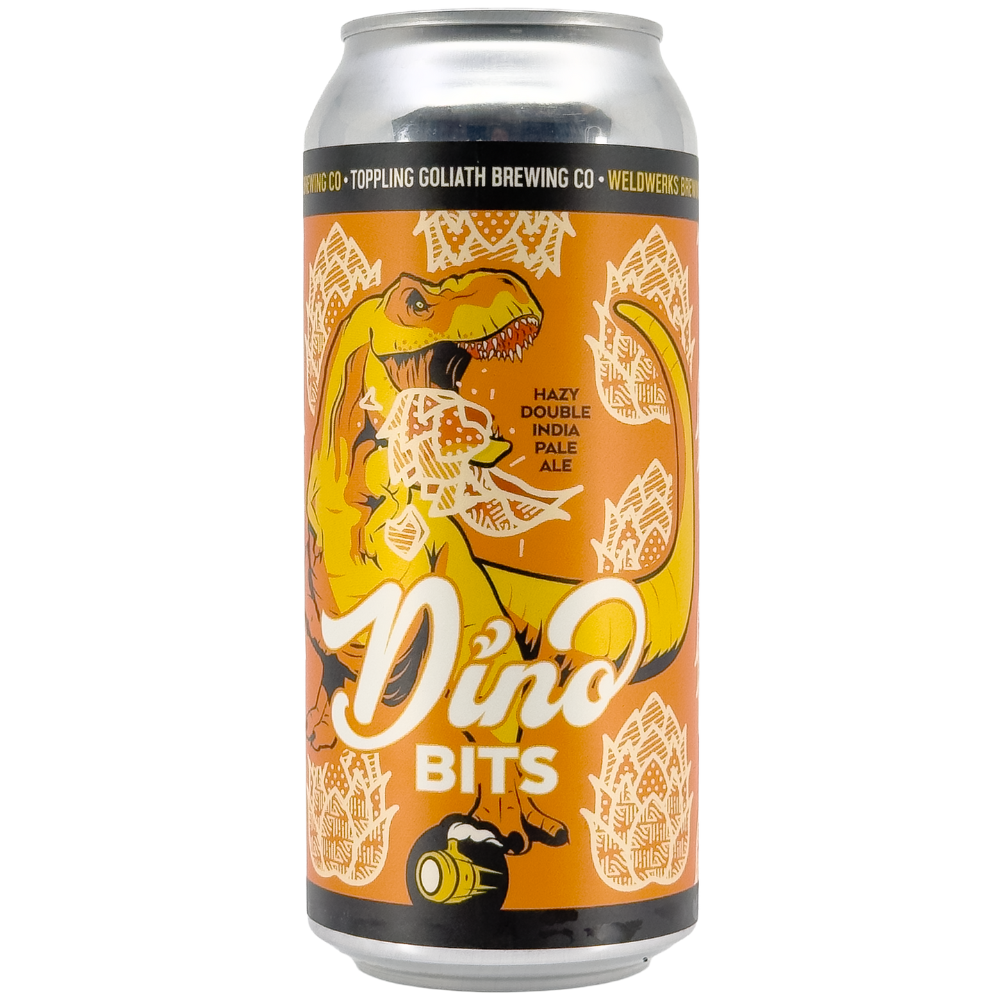 Weldwerks Brewing x Toppling Goliath 'Extra Extra Dino Bits' Hazy Double IPA Beer, Colorado
