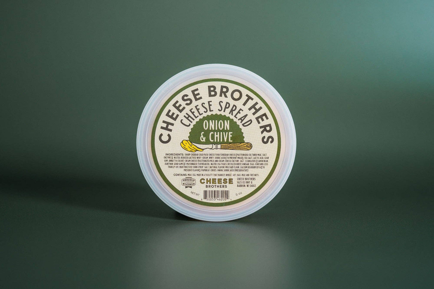 Cheese Brothers Onion and Chive Cheese Spread, Wisconsin, USA