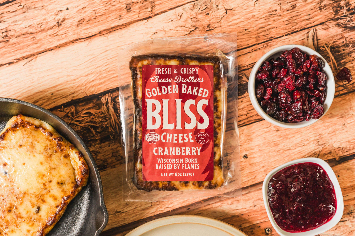 Cheese Brothers Cranberry Golden Baked Bliss Cheese, Wisconsin, USA