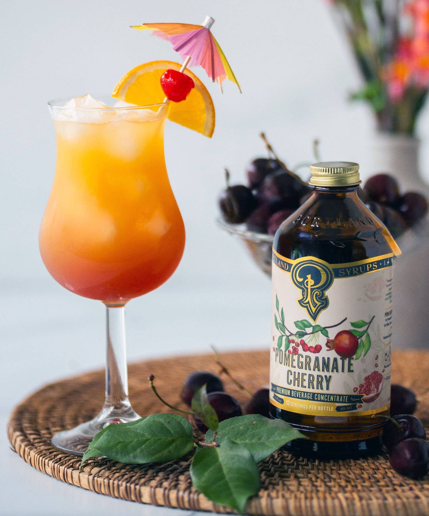 Portland Syrups Pomegranate Cherry Syrup, Oregon