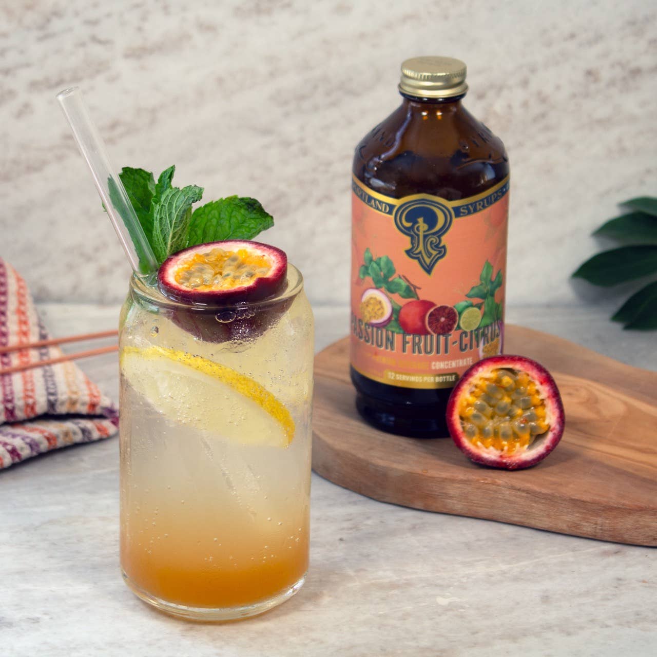 Portland Syrups Passion Fruit Citrus Syrup, Oregon