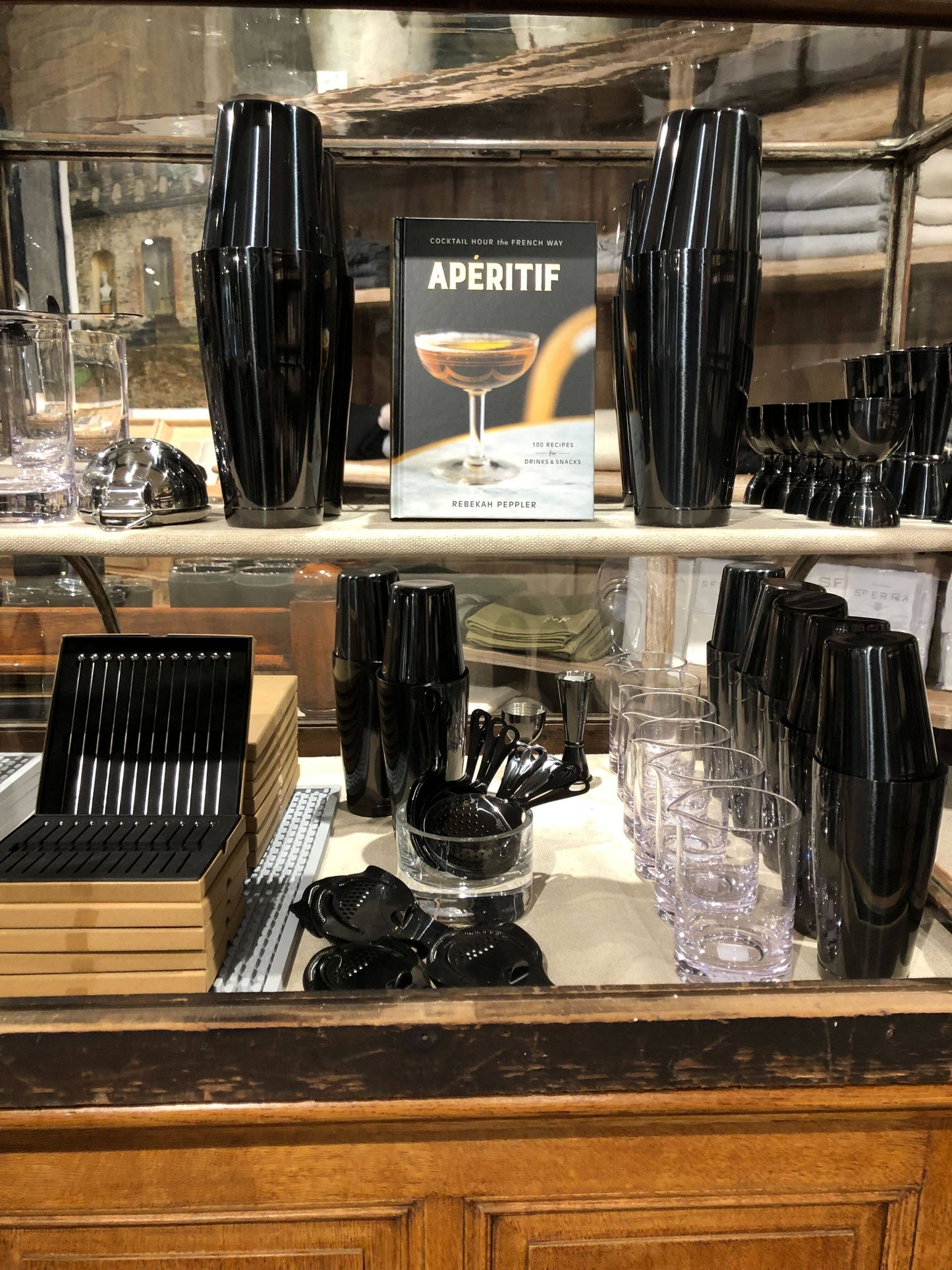 A Bar Above Craft Cocktail Mixing Glass, Botanica Print