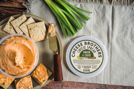 Cheese Brothers Onion and Chive Cheese Spread, Wisconsin, USA