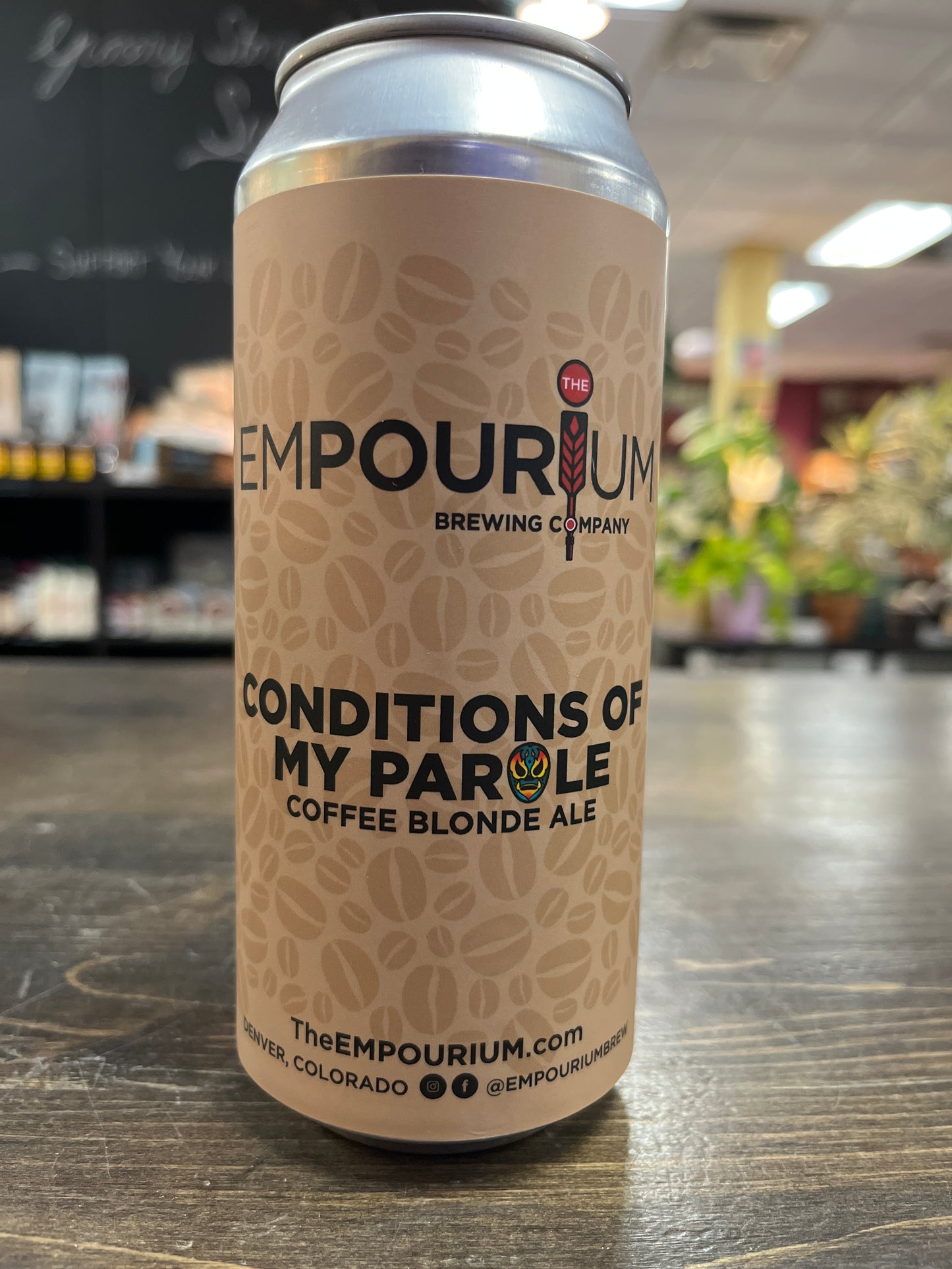 Empourium Brewing 'Conditions of My Parole' Blonde Ale Beer, Colorado, USA