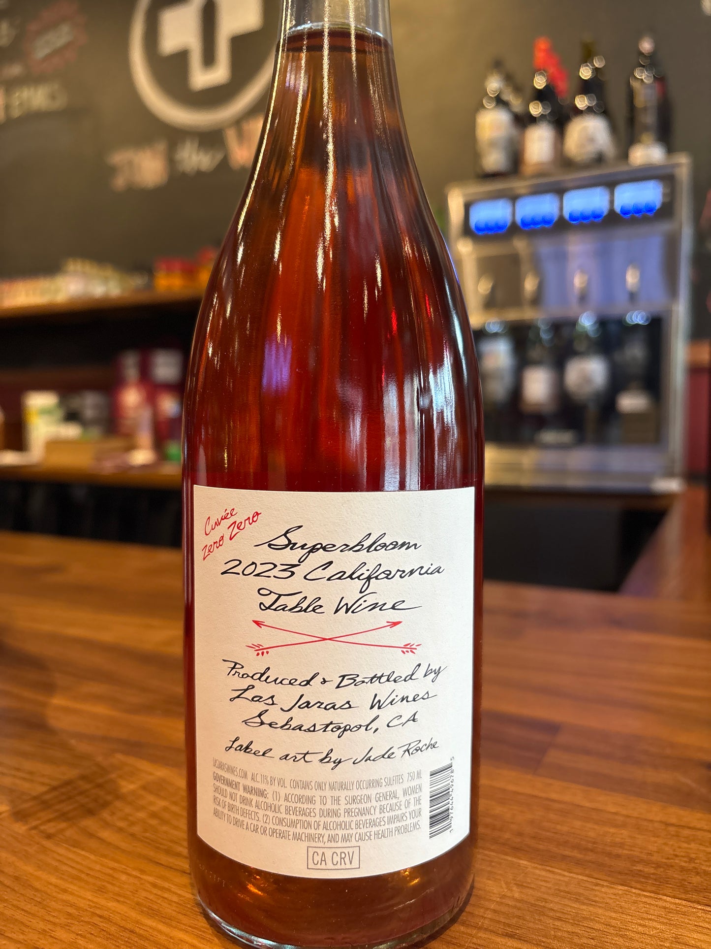 Las Jaras 'Superbloom' Cuvee Zero Zero Rose, California