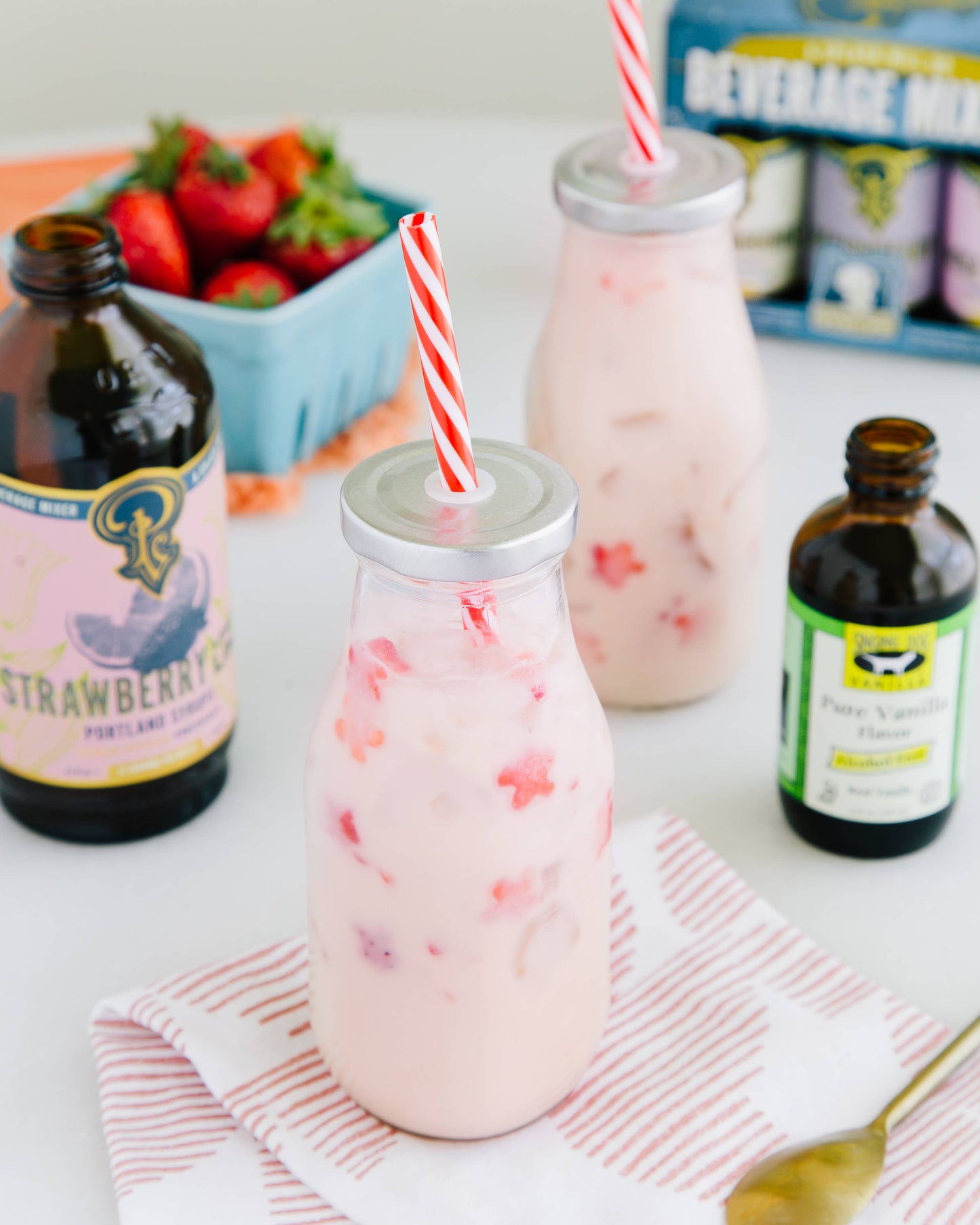 Portland Syrups Strawberry Lemon Lime Syrup, Oregon