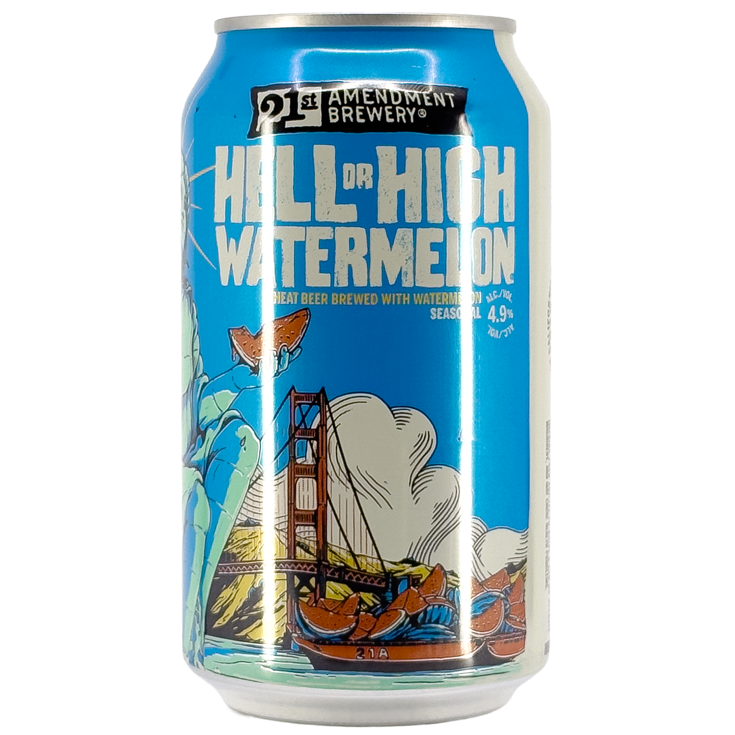 21st Amendment Brewery 'Hell or High Watermelon' Wheat Beer, California