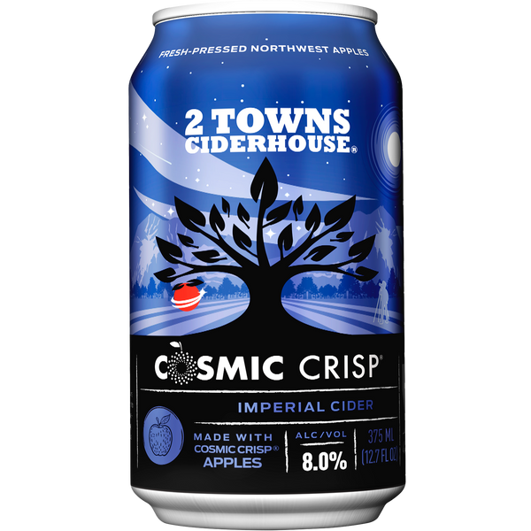 『Cider』null 2 Towns Ciderhouse The Bad Apple Imperial Hard Cider 4-Pack