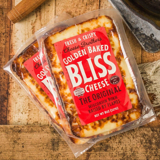Cheese Brothers Golden Baked Bliss Cheese, Wisconsin, USA