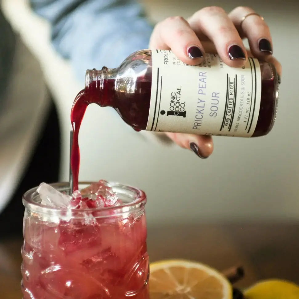 Iconic Cocktail Co. Prickly Pear Sour Handcrafted Cocktail Mixer, Arizona