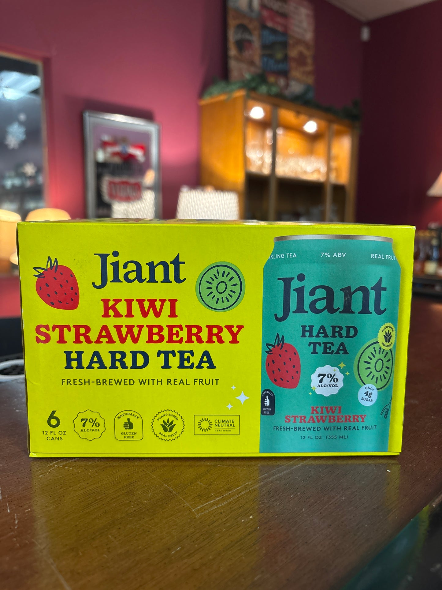 Jiant Kiwi - Strawberry Hard Tea, California, USA