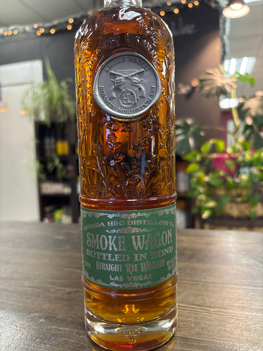 Nevada Distilling Smoke Wagon Bottled in Bond Straight Rye Whiskey