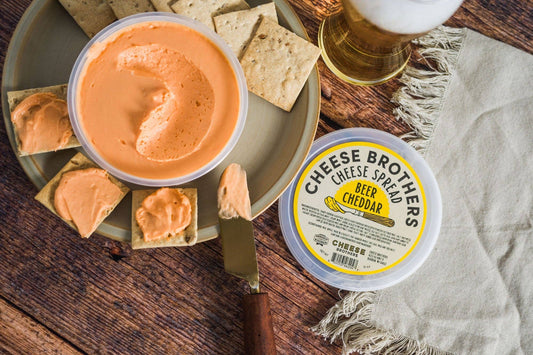 Cheese Brothers Beer Cheddar Cheese Spread, Wisconsin, USA