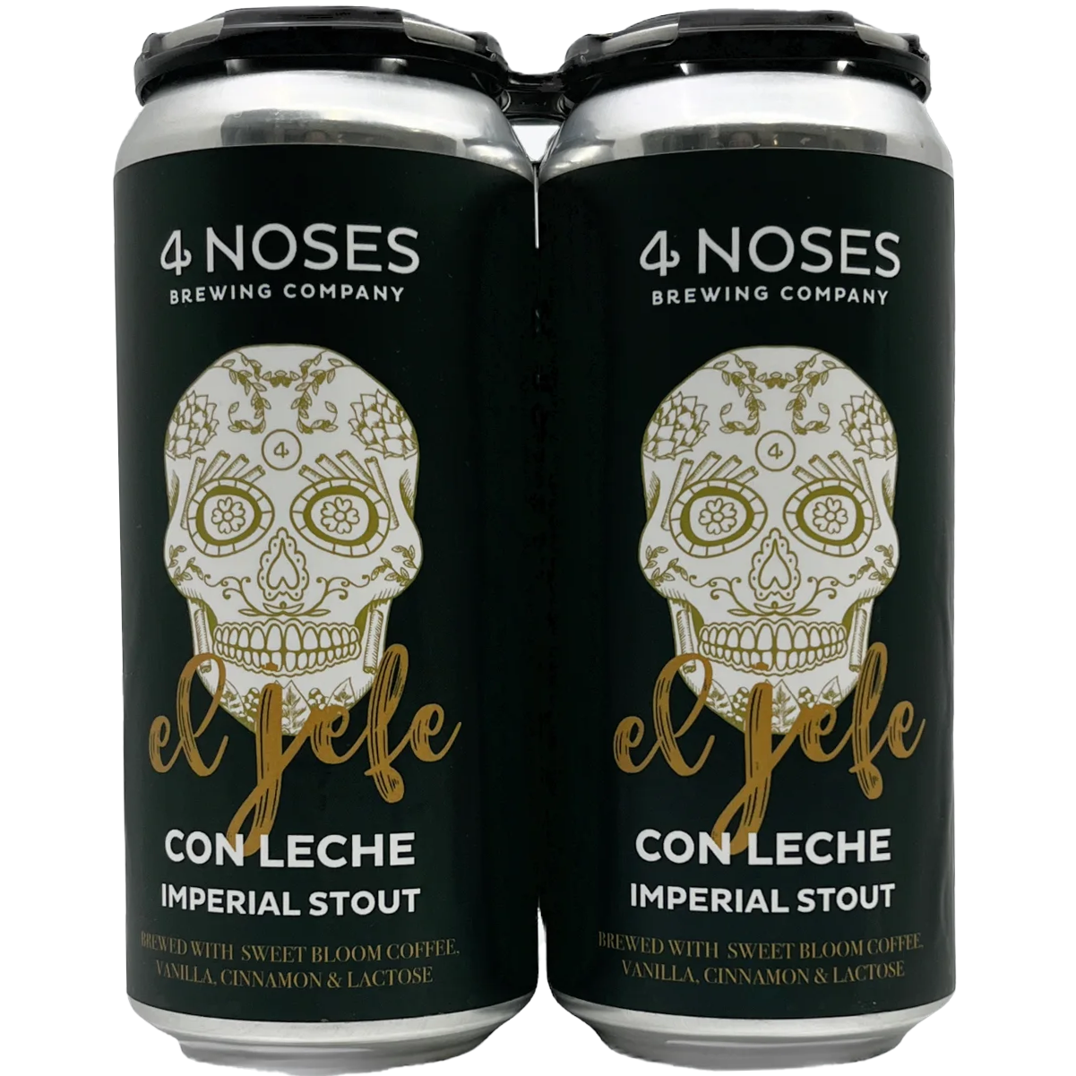 4 Noses Brewing Co. 'El Jefe' Con Leche Imperial Stout Beer, Colorado