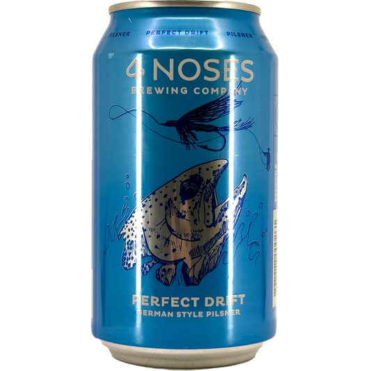 4 Noses Brewing Co. 'Perfect Drift' German Style Pilsner Beer, Colorado, USA