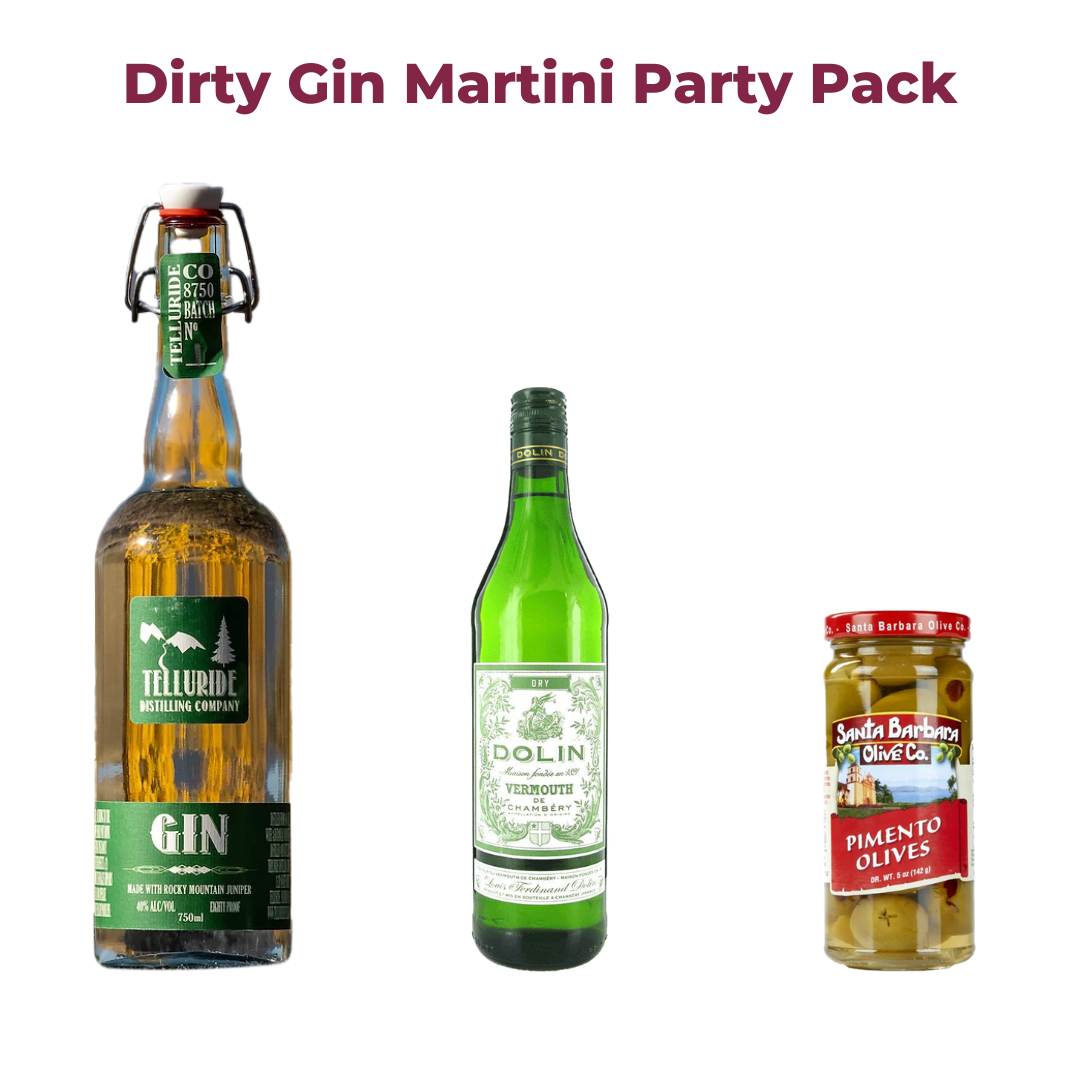 Dirty Gin Martini Party Pack