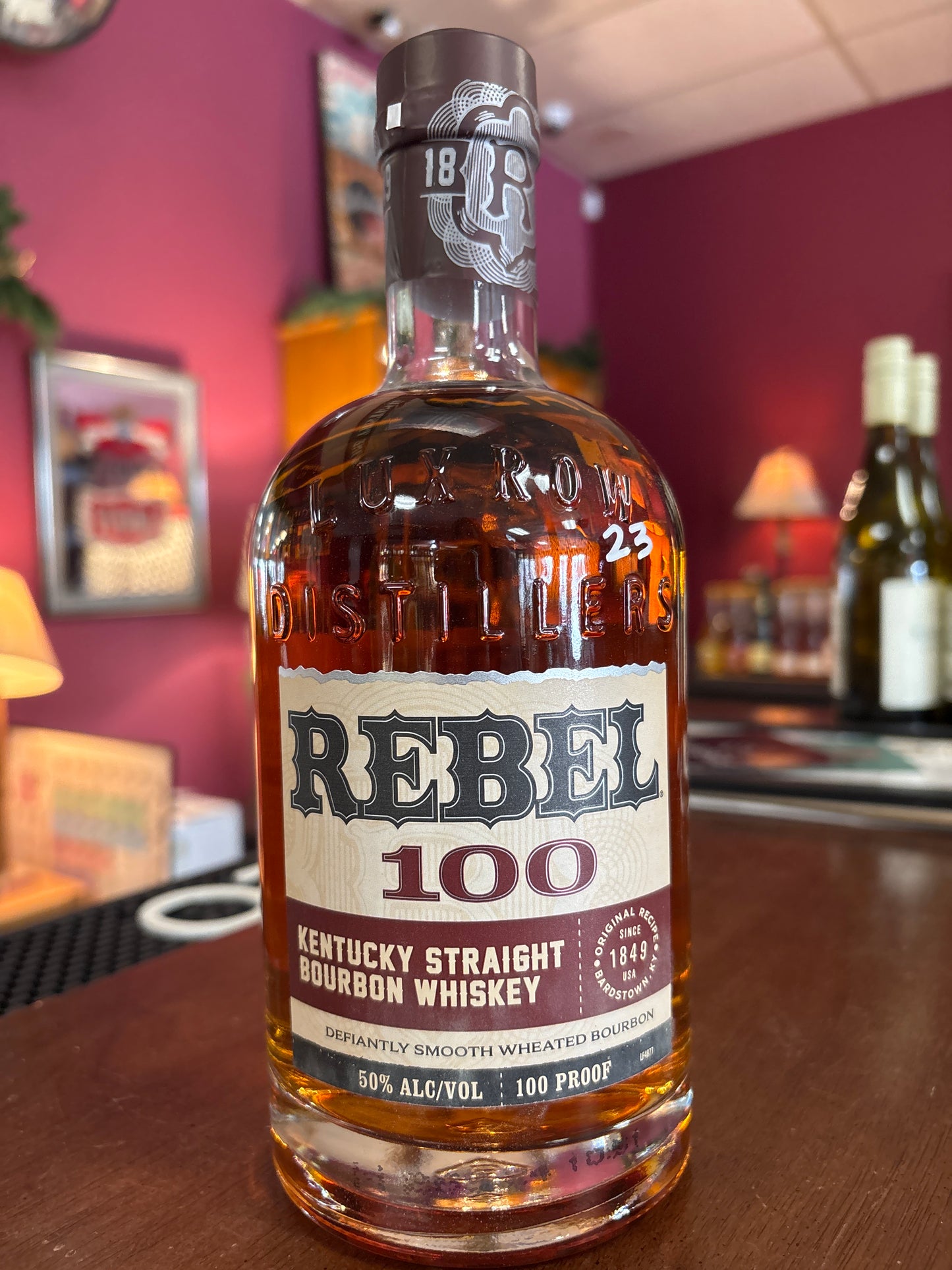 Rebel 100 Straight Bourbon Whiskey, Kentucky