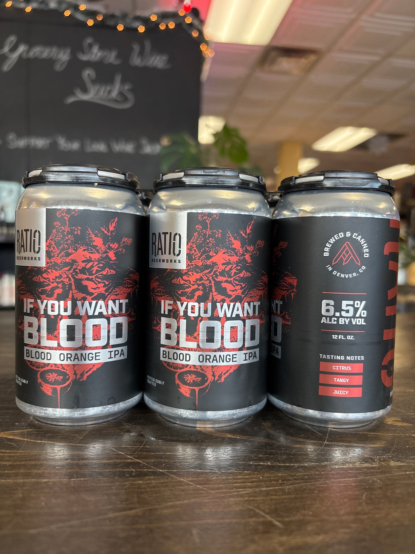 Ratio Beerworks 'If You Want Blood' Blood Orange IPA, Colorado, USA